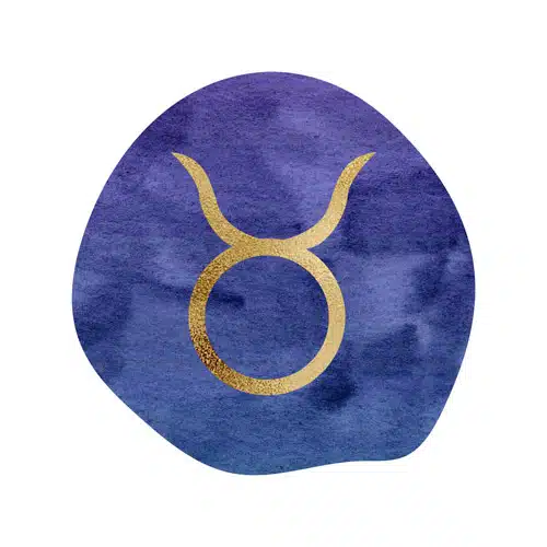 Magische Rauhnächte – Yoga- und Meditationskurs von Yoga mit Martina 11 Steinkreis mit goldenem Stier-Symbol, fünfte Rauhnacht