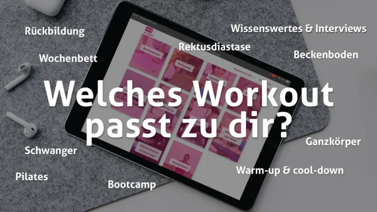 mamaFIT on screen – Online Training für Mamas