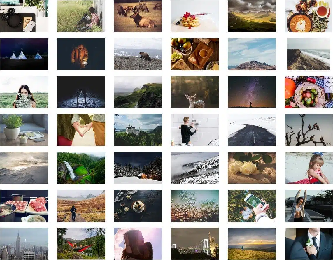 Bildergalerie-Vorschau mit 36 verschiedenen Stock-Fotos: Reisen, Natur, Fotografie, Architektur, Menschen