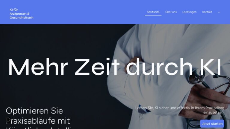 Mehr Zeit. Weniger Stress. KI für Arztpraxen – KI-Videokurs