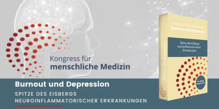 Kongress für menschliche Medizin Burnout und Depression mit Buchcover