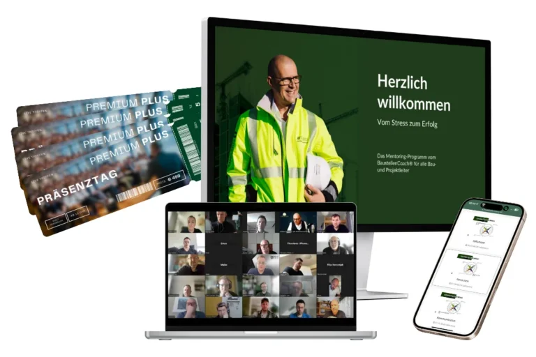 Mentoring Premium PLUS – Coaching für Bauleiter von Michael Steinbauer