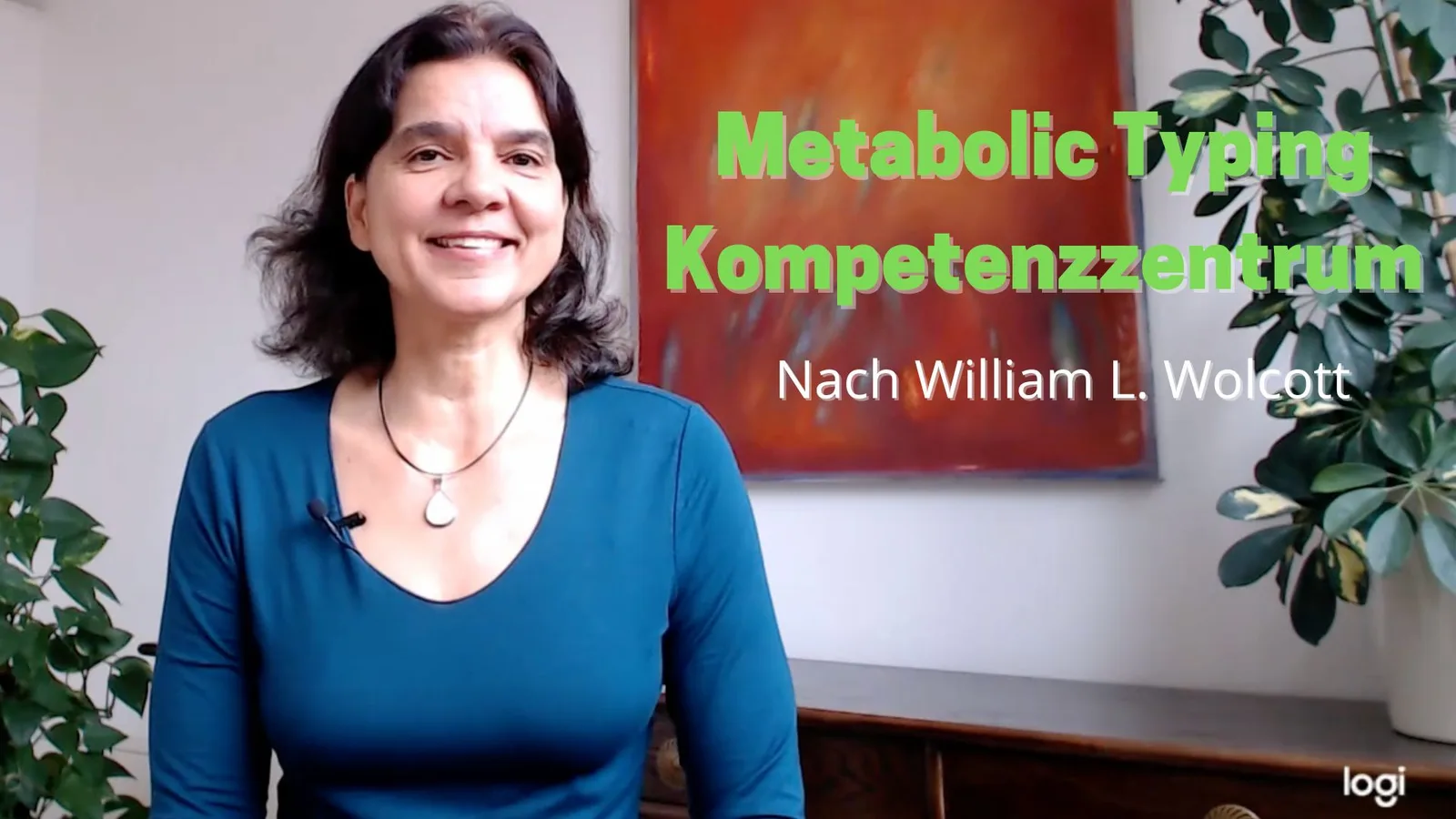 Birgit Venetz präsentiert Metabolic Typing Kompetenzzentrum vor Textoverlay