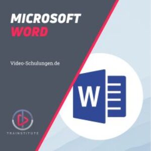 Kurscover Microsoft Word für Einsteiger mit Logo und video-schulungen.de