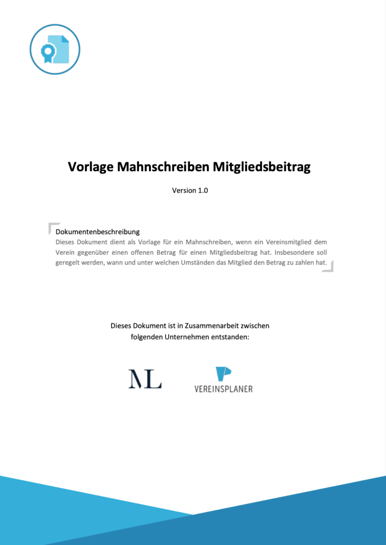 Mitgliederpaket – Vorlagen für die Vereinsverwaltung