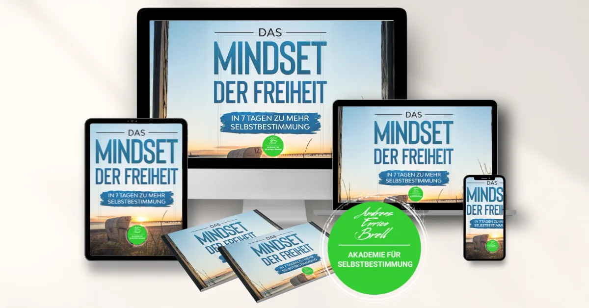 Money Flow Mindset der Freiheit Produktdarstellung auf Tablet, Laptop, Smartphone und Printmaterial