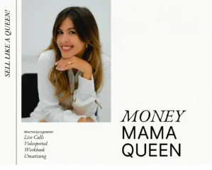 MONEY MAMA QUEEN Videokurs Produktmockup mit Janet Schulz