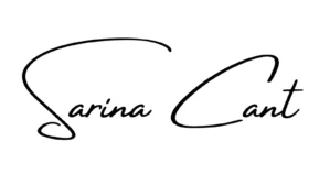Handschriftliche Signatur von Sarina Cant