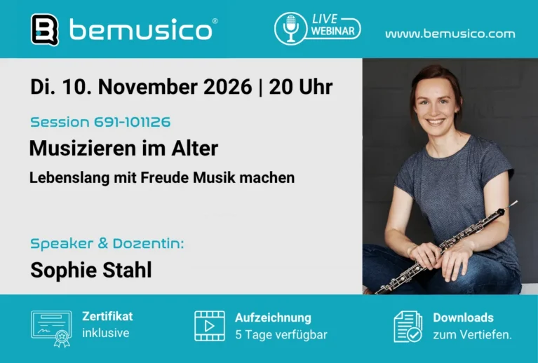 Musizieren im Alter – Lebenslang mit Freude Musik machen