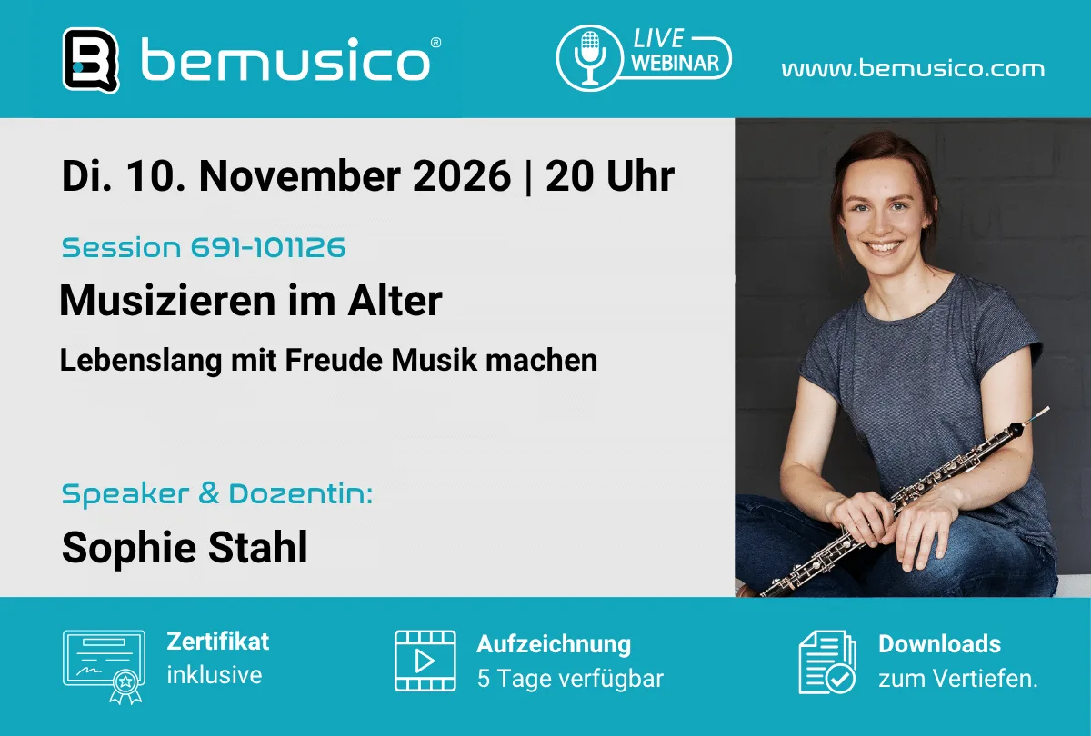 Sophie Stahl, Autorin von Musizieren im Alter – Lebenslang mit Freude Musik machen