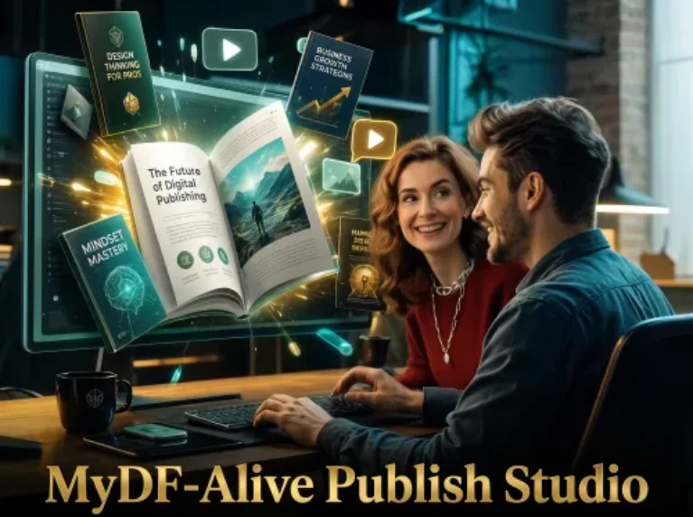 MyDF-Alive Publish Studio – KI-Software zum Publizieren