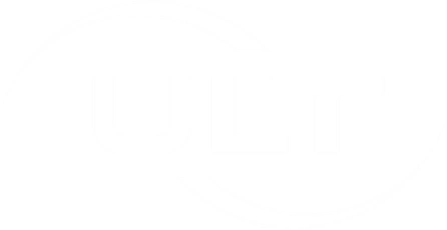 ULT Logo in hellem Design