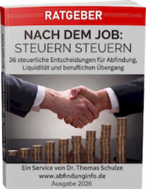 E-Book-Cover Steuern sparen für Arbeitnehmer – nach dem Job von Thomas Schulze