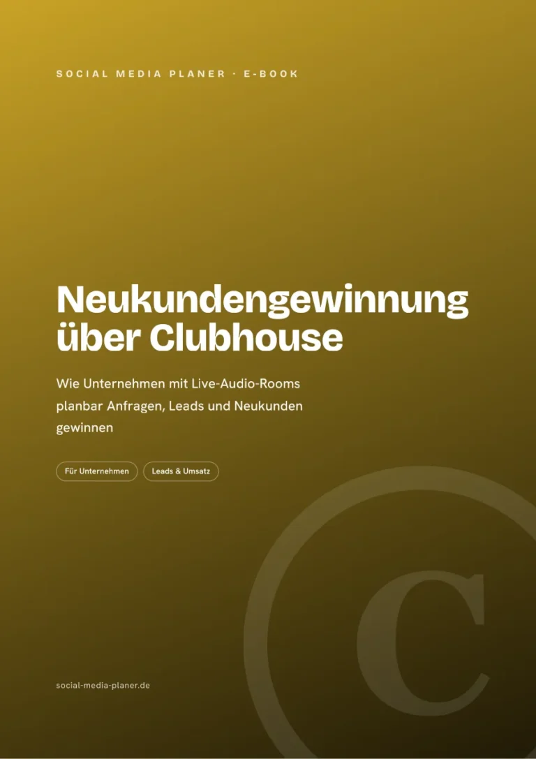 Neukundengewinnung über Clubhouse