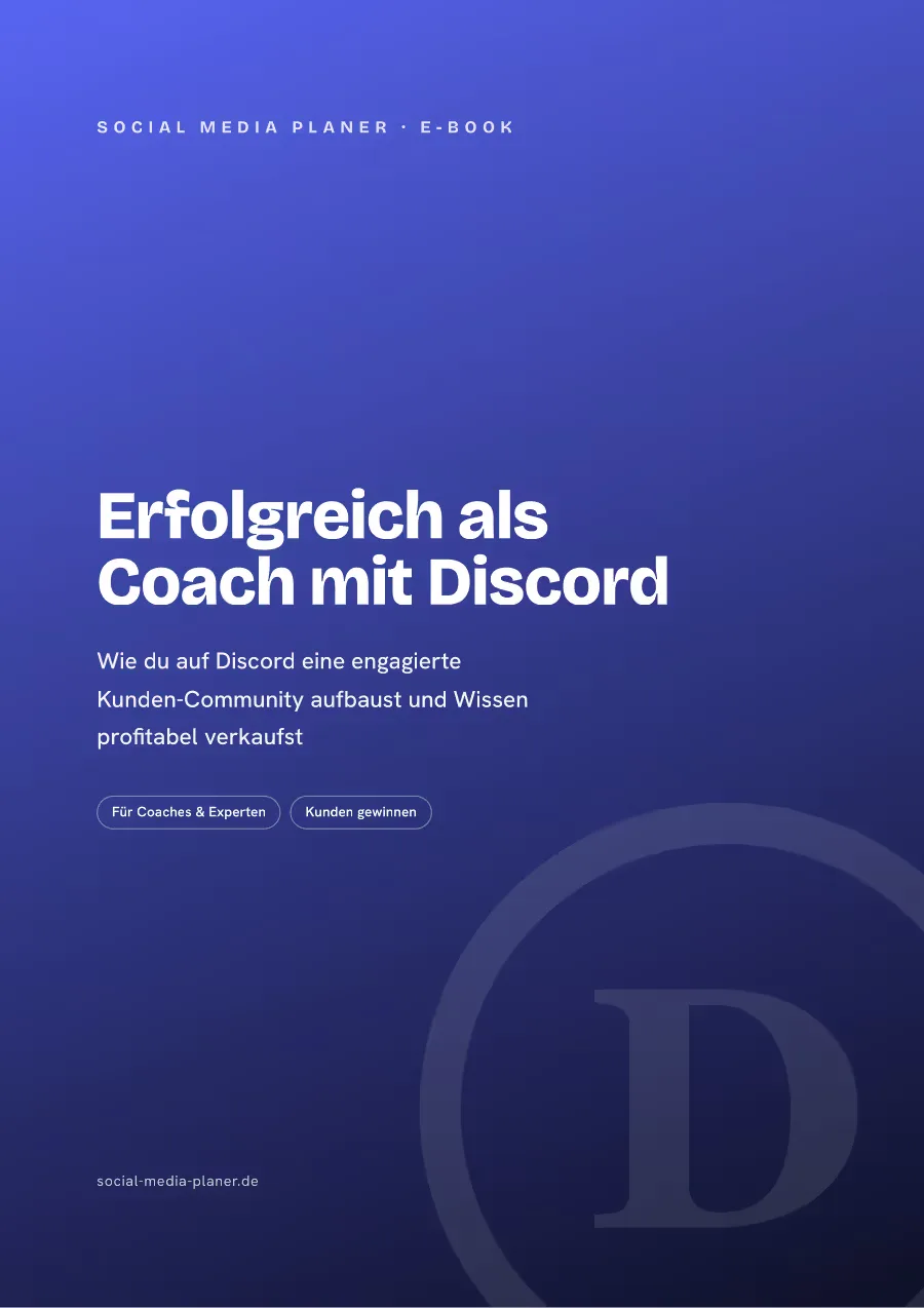 Kursmodul Erfolgreich als Coach mit Discord aus dem E-Book Neukundengewinnung über Discord