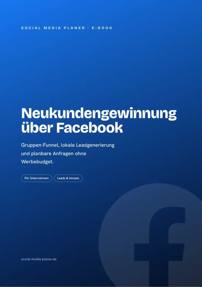 Neukundengewinnung über Facebook – E-Book zur Kundengewinnung