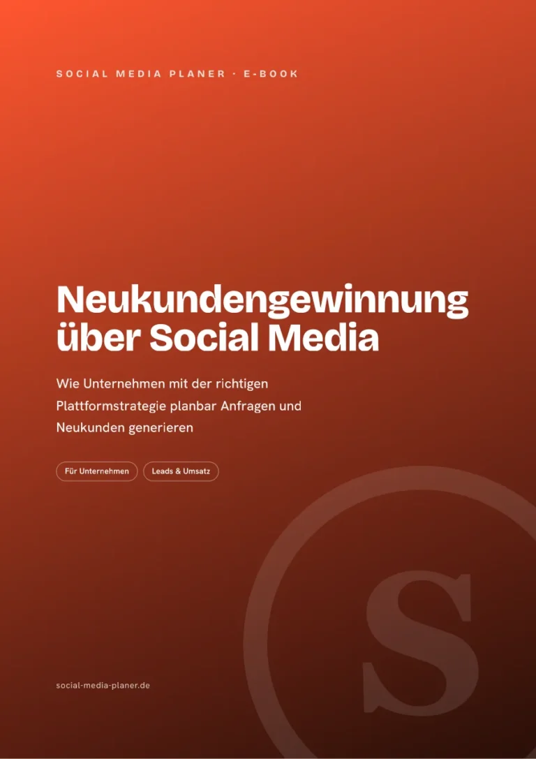 Neukundengewinnung über Social Media – E-Book zur Kundengewinnung
