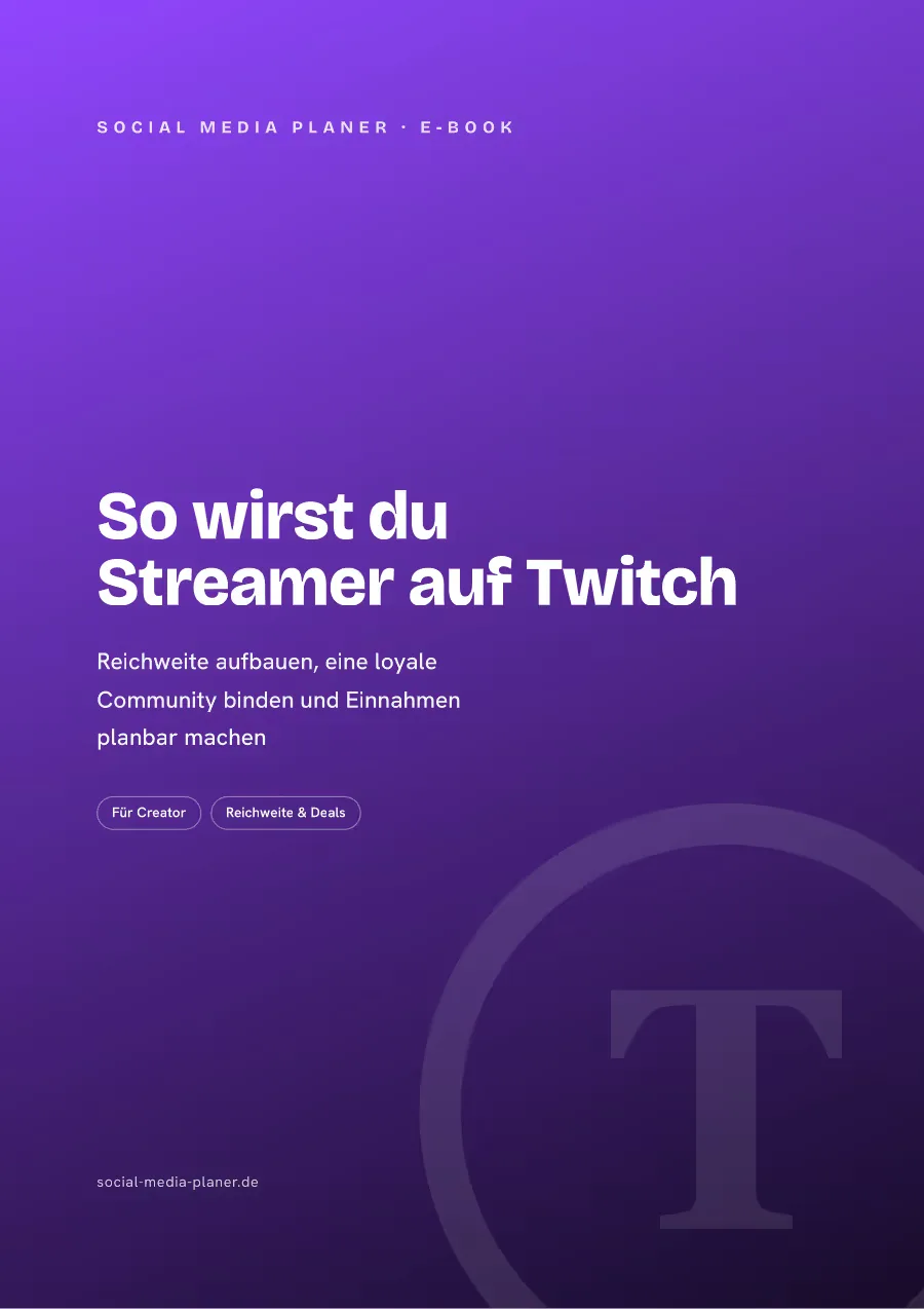 E-Book Guide So wirst du Streamer auf Twitch Schritt-für-Schritt