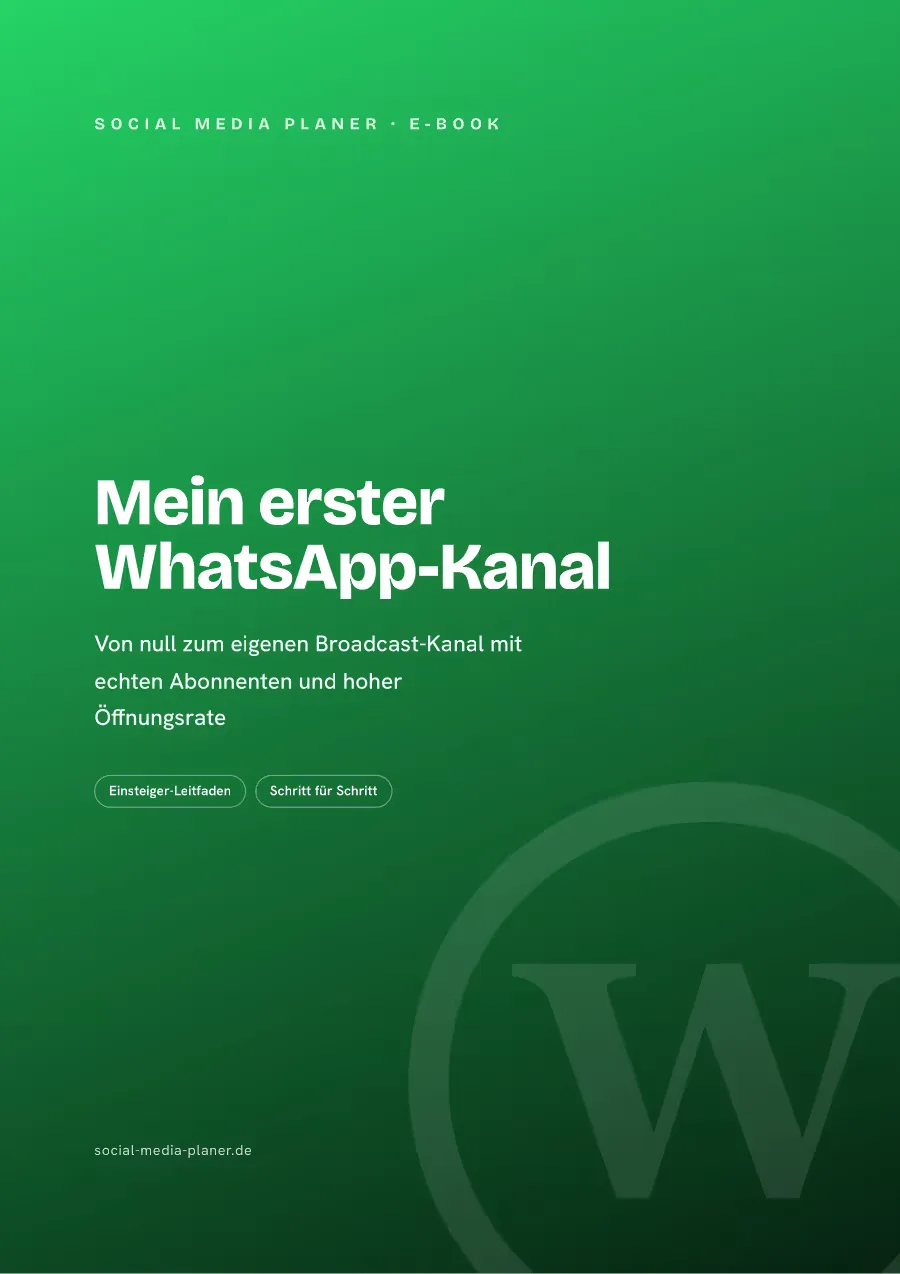 E-Book Mein erster WhatsApp-Kanal Kursinhalt