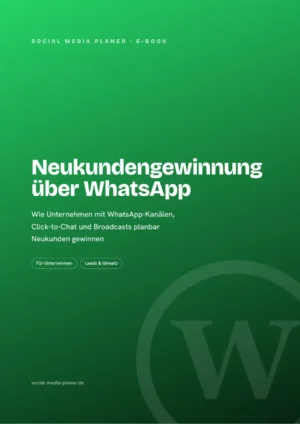 E-Book Neukundengewinnung über WhatsApp von Social-Media-Planer