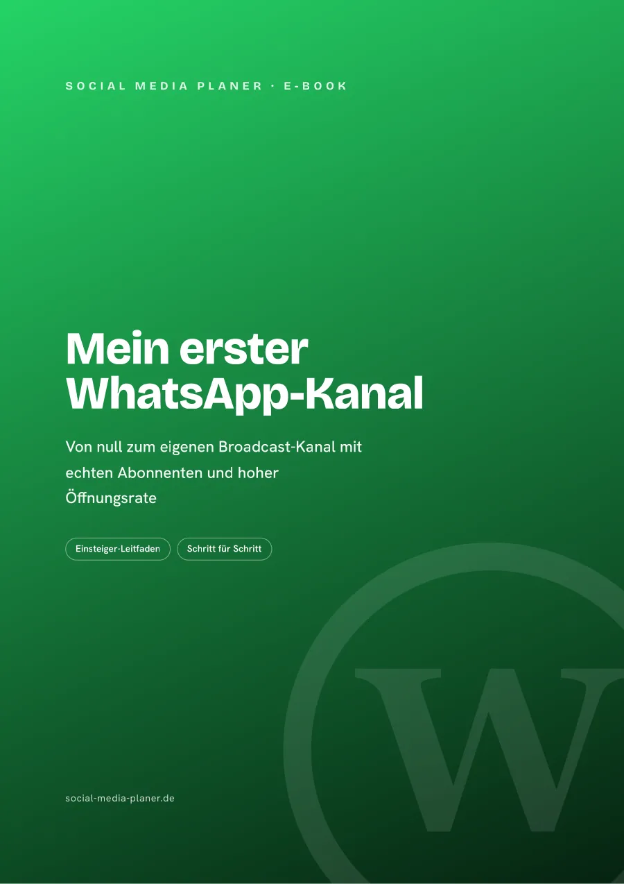 E-Book Mein erster WhatsApp-Kanal Kursinhalt