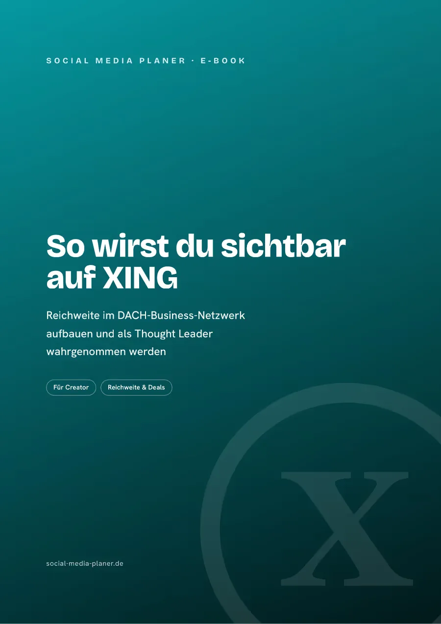 E-Book Kapitel So wirst du sichtbar auf XING mit Tipps