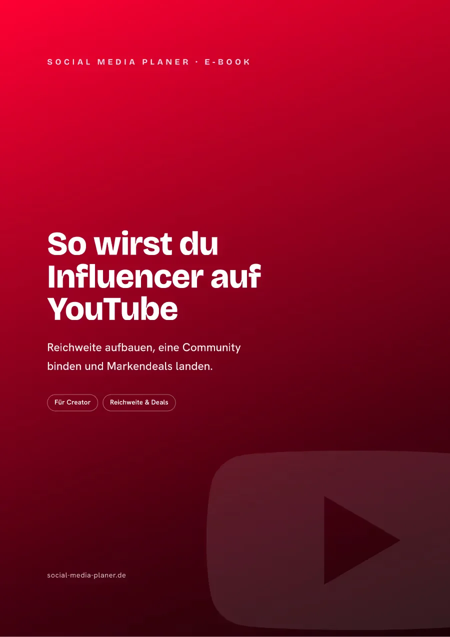E-Book-Kapitel So wirst du Influencer auf YouTube Kursinhalt