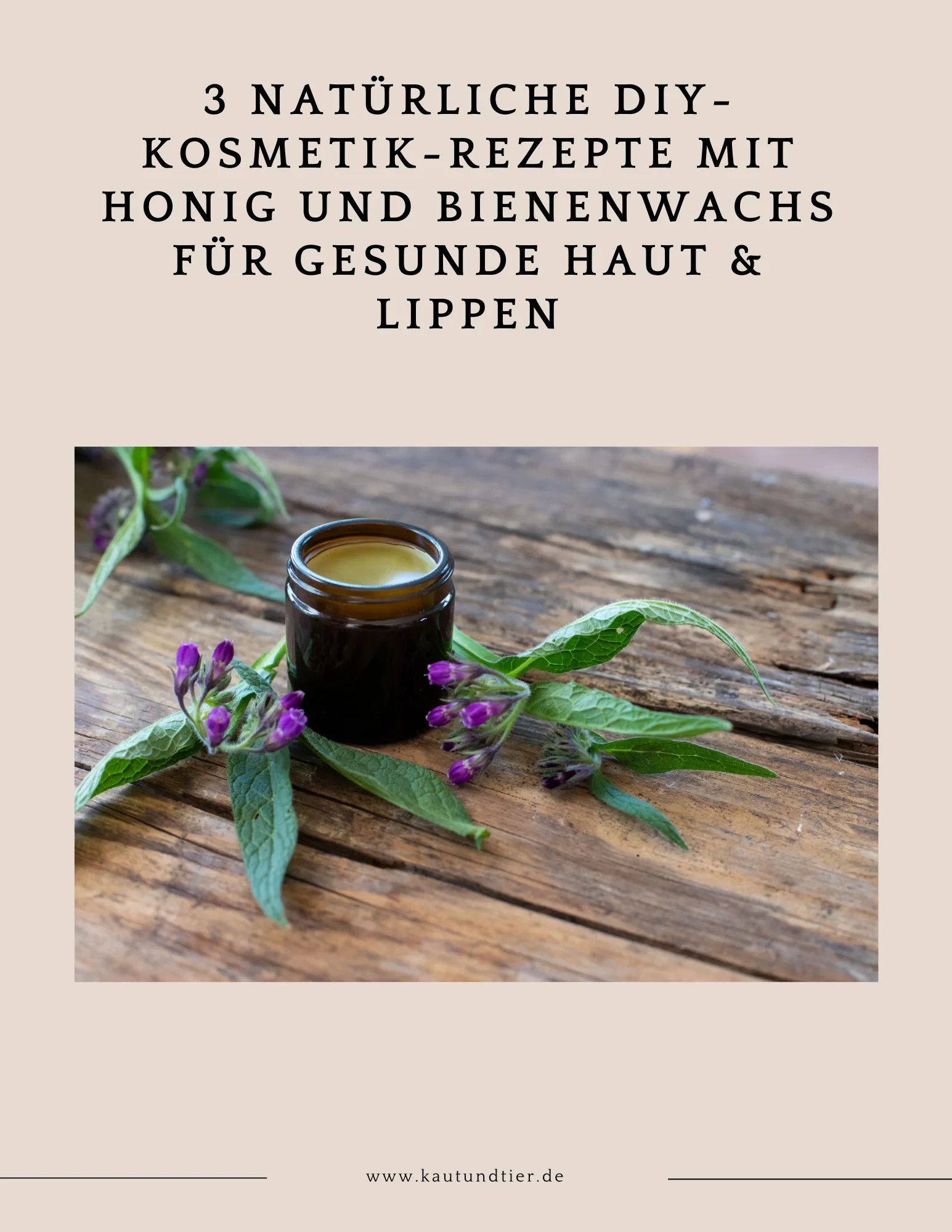 Workbook-Seite zum E-Book Neurodermitis natürlich lindern mit Kapitel-Überschrift und Kräuterfoto