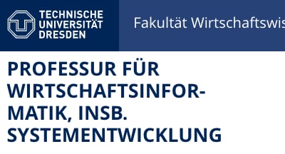 Webseiten-Ausschnitt TU Dresden Fakultät Wirtschaftswissenschaften mit Professoren-Titel