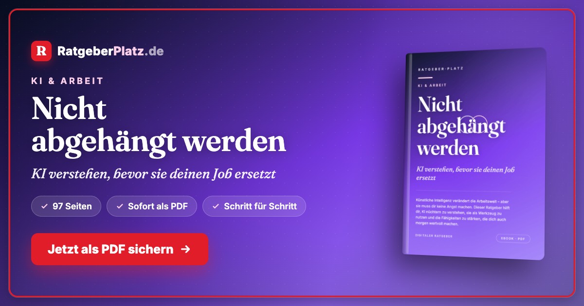 E-Book Cover Nicht abgehängt werden von Ratgeberplatz