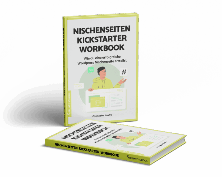 Nischenseiten Kickstarter Workbook von Affiliate School