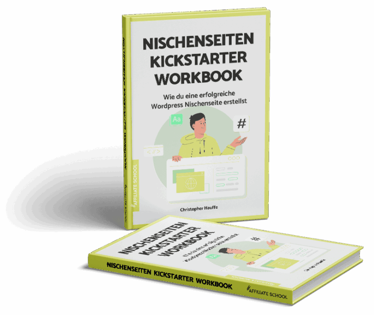 Nischenseiten Kickstarter Workbook von Affiliate School