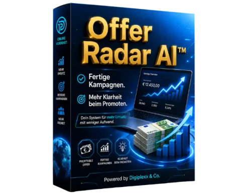 Offer Radar AI™ – Affiliate-Produkte besser bewerten 1 Offer Radar AI™ – Affiliate-Produkte besser bewerten und Kam