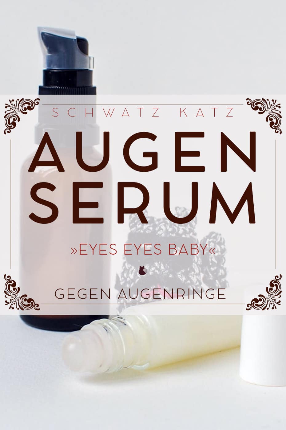 »Eyes Eyes Baby« Augenserum Produktabbildung mit Pumpflasche und Applikator