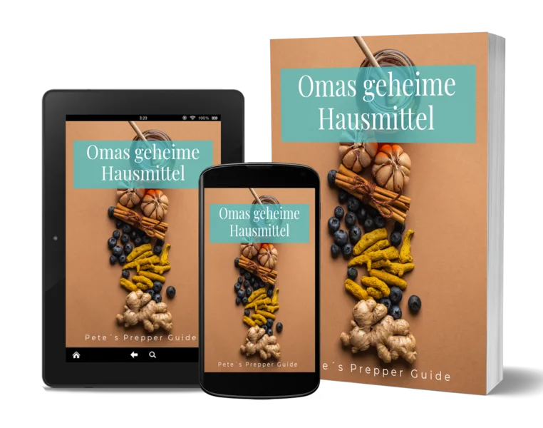 Omas geheime Hausmittel auf Tablet, Smartphone und als Buch
