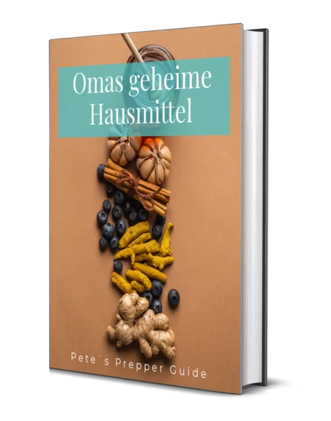 Buchcover Omas geheime Hausmittel mit Gewürzen und Kräutern