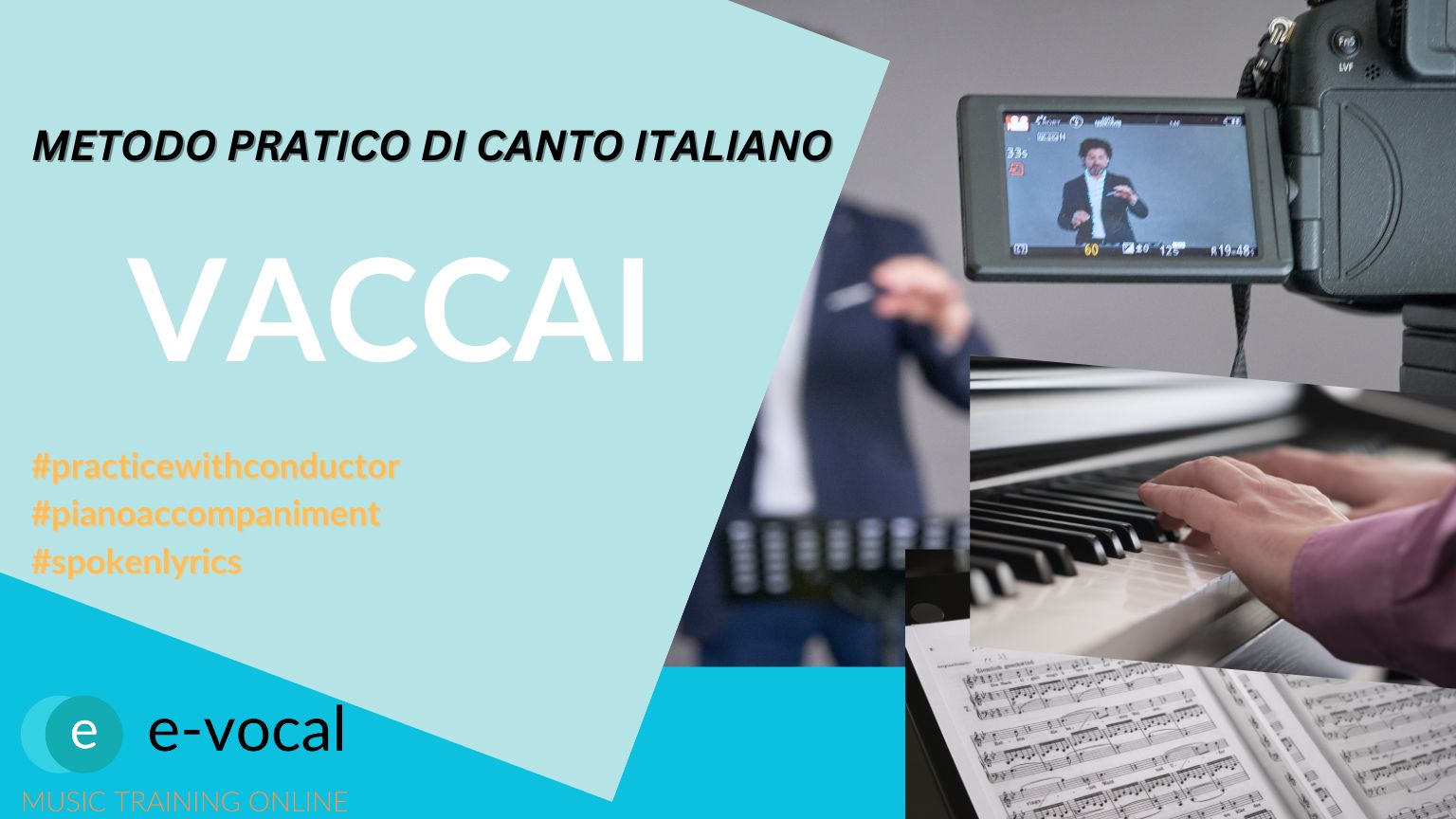Vaccai - Metodo pratico di canto italiano mit Conductor und Piano-Begleitung