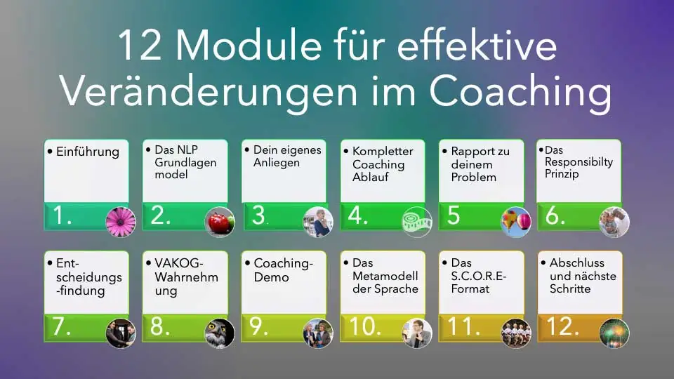Online Coaching Masterclass Modul-Design und Struktur