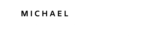 Text-Element mit Schriftzug Michael in minimalistischem Design