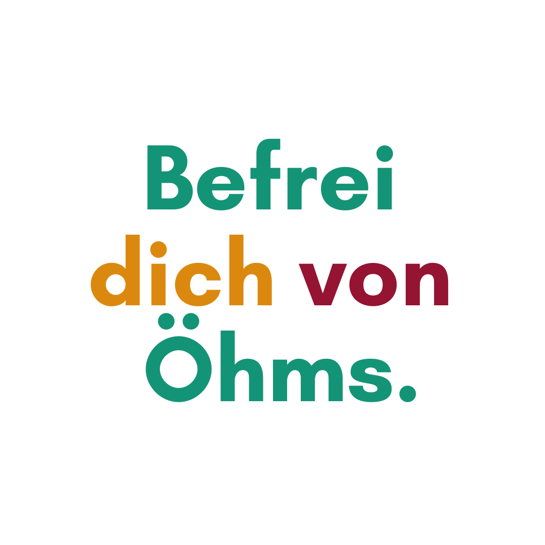 Textgrafik Öö und Ää Ab-Training Onlinekurs in grün-orange-rot auf weiß