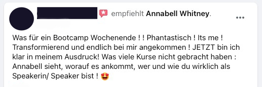 Passionate Business Club – Gruppencoaching für Coaches 14 Kundenstimme zum Passionate Business Club