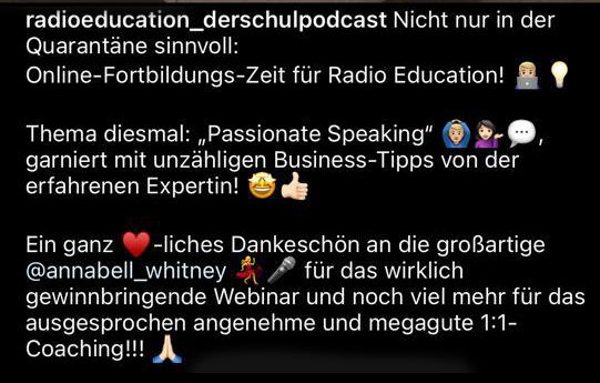 Passionate Business Club – Gruppencoaching für Coaches 12 Kundenstimme zum Passionate Business Club