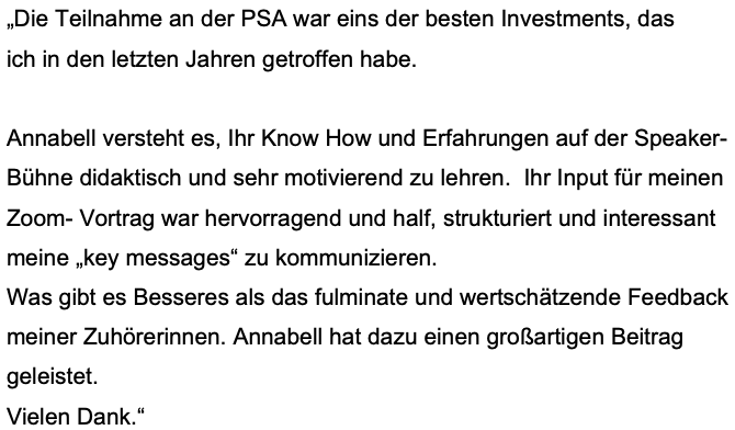 Passionate Business Club – Gruppencoaching für Coaches 13 Kundenstimme zum Passionate Business Club