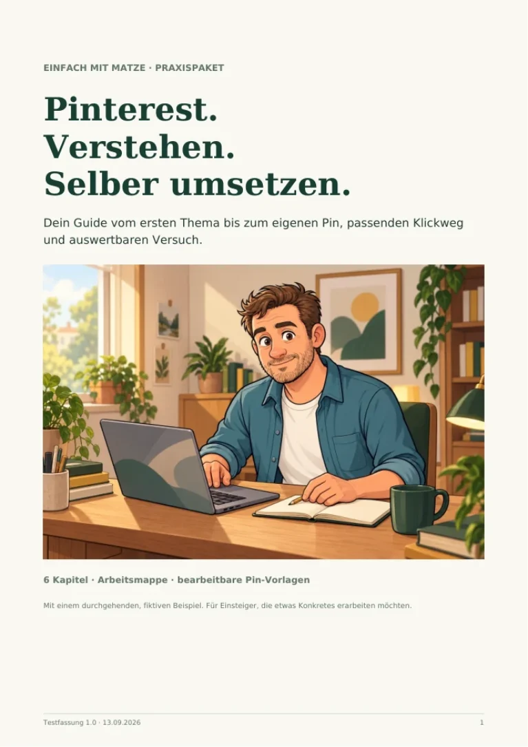Pinterest für Einsteiger: Vom Thema zum fertigen Pin