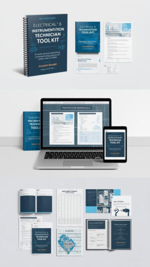 Electrical Instrumentation Technician Tool Kit Bundle mit Spiralbindung, Begleitbuch und Arbeitsblättern