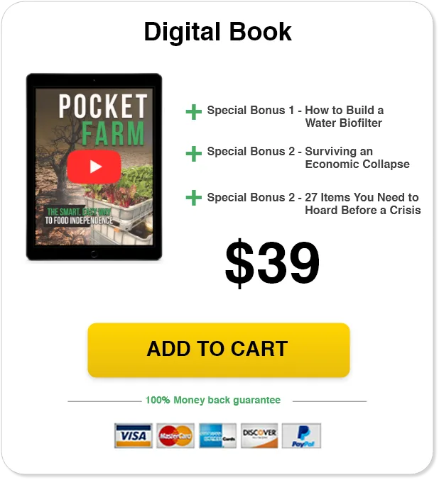 Pocket Farm Digital Book für 39 Dollar mit Bonusmaterialien und Add-to-Cart Button