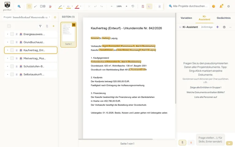 porthor Pro – Software zur Dokumentschwärzung von Stefan Holhut