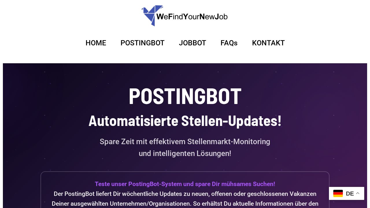 PostingBot – Plan L – Ansicht der Verkaufsseite