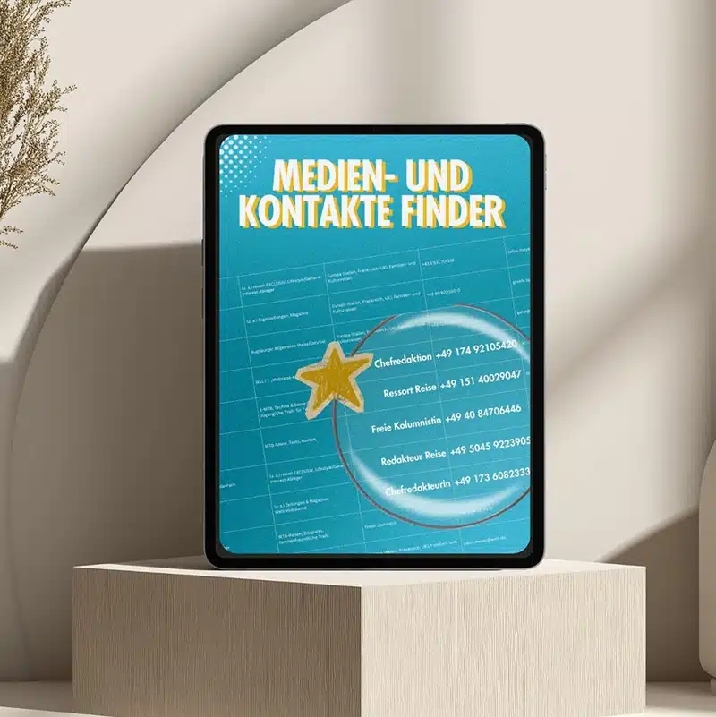 Presse Rockstars – PR-Coaching für Medienpräsenz von Marike Frick 10 KI Boni Adressenfinder Tool für Presse-Rockstars EG