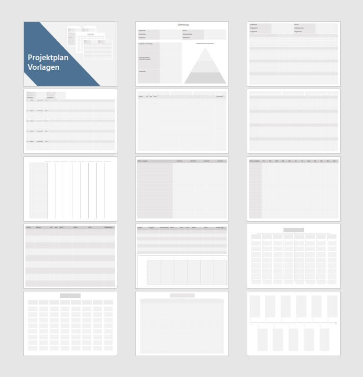 Projektplan Download Übersicht